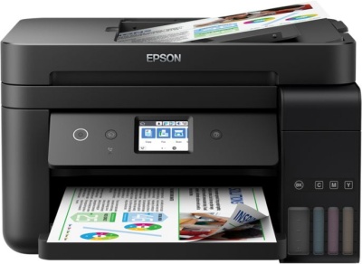 МФУ струйный Epson L6290 A4 WiFi USB RJ-45 черный