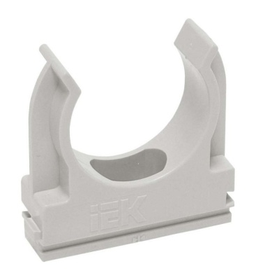 Держатель d50mm IEK CTA10D-CF50-K41-025-PCS (упак.:25шт) серый