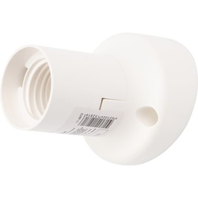 REXANT 11-8872 Патрон пластиковый настенный Е27 наклонный, белый c этикеткой