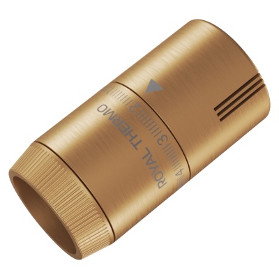 Термоголовка жидкостная Royal Thermo Design М30х1,5 (золото матовое)