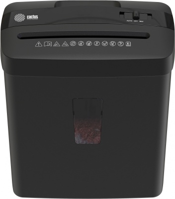 Шредер Cactus CS-SH-A3 (секр.P-4)/фрагменты/6лист./13лтр./скобы/пл.карты