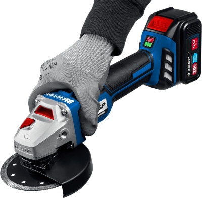 Углошлифовальная машина Зубр AB-125-41 1200Вт 10000об/мин рез.шпин.:M14 d=125мм