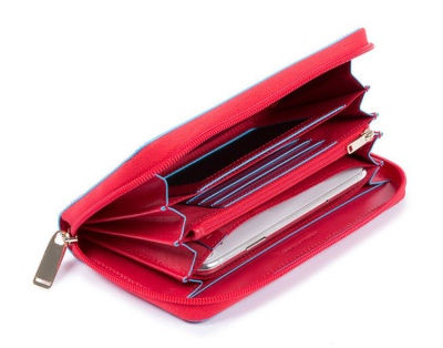 Кошелек женский Piquadro Blue Square PD1515B2R/R6 красный натур.кожа