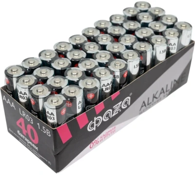 Элемент питания LR03 (AAA) алкалиновая уп. 40 шт. Alkaline Pack-40