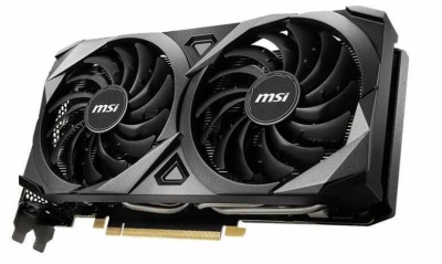 Видеокарта MSI PCI-E 4.0 RTX 3060 Ti VENTUS 2X 8G OCV1 LHR NVIDIA GeForce RTX 3060Ti 8192Mb 256 GDDR6 1695/14000/HDMIx1/DPx3/HDCP Ret