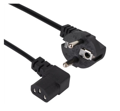 Кабель комп - розетка 220V EU (угол-угол) 3m, iOpen <ACE021R-3.0M>_1