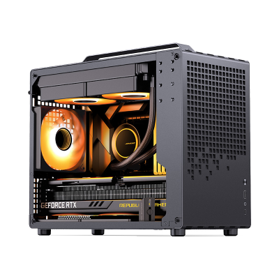 Корпус без блока питания/ Корпус JONSBO Jonsplus Z20 Black MATX без БП, боковая панель из закаленного стекла, mini-ITX, micro-ATX, черный