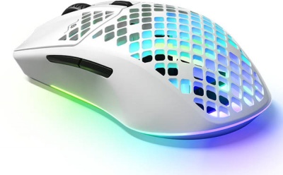Мышь Steelseries Aerox 3 белый оптическая (18000dpi) беспроводная BT/Radio USB