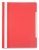 Папка-скоросшиватель Бюрократ -PS-K20RED A4 прозрач.верх.лист карм.на лиц.стор. пластик красный 0.12/0.16
