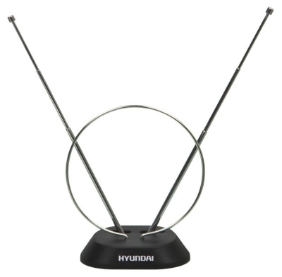 Антенна телевизионная Hyundai H-TAI100 3дБ пассивная черный