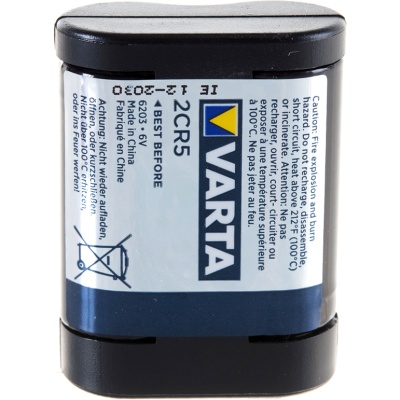 Батарейка Varta 2CR5 BL1 Lithium 6V (6203) (1/10/100) Varta LITHIUM 2CR5 (06203301401)