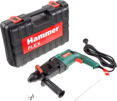 Перфоратор Hammer Flex PRT800D патрон:SDS-plus уд.:2.6Дж 800Вт (кейс в комплекте)