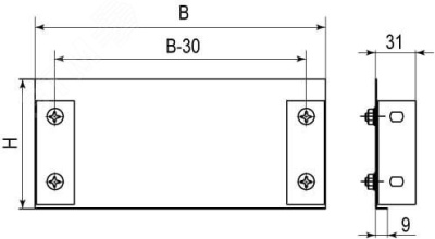 Пластина торцевая TC 100х100