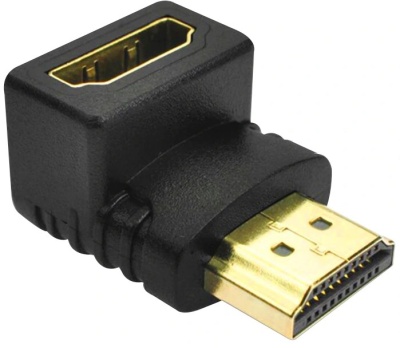 Greenconnect Переходник HDMI-HDMI  19M / 19F верхний угол, GCR-CV304 Greenconnect HDMI (m) - HDMI (f) (GCR-CV304)