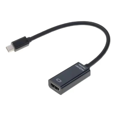 Bion Переходник с кабелем mini DisplayPort - HDMI, 20M/19F, длинна кабеля 15см, черный [BXP-A-mDPM-HDMIF-015]
