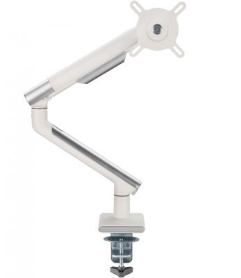 Кронштейн для мониторов Ultramounts UM713W белый 17"-32" макс.9кг крепление к столешнице поворот и наклон