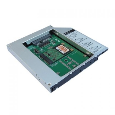 Сменный бокс для HDD/SSD AgeStar SMNF2S SATA металл серебристый 2.5"