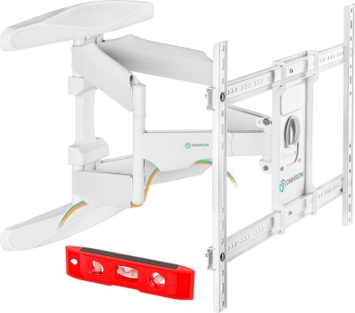 Кронштейн для телевизора Onkron M6L белый 40"-75" макс.45кг настенный поворот и наклон