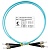 Cabeus FOP-50-ST-ST-1m Шнур оптический duplex ST-ST 50/125 mm OM3 1м LSZH