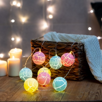 Гирлянда Neon-Night Home Карамельки нить шарики 10лам. дл.1.5м (303-082)