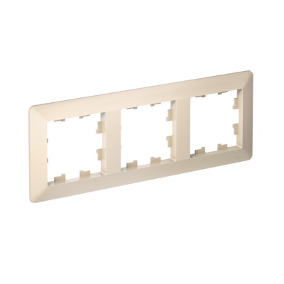 ATLASDESIGN AIR 3-постовая РАМКА, БЕЖЕВЫЙ/дымчатый белый