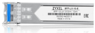 10 штук SFP-трансиверов Zyxel SFP-LX-10-E, single mode, SFP, LC, 1310nm, 10 км (SFP-LX-10-E-ZZBD01F)