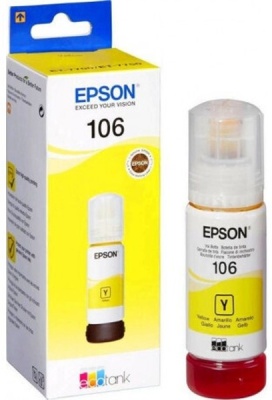 Чернила Epson 106 Yellow (C13T00R440)