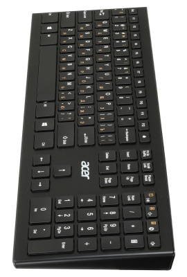 Клавиатура Acer OKR010 черный USB беспроводная slim Multimedia