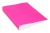 Папка панорама на 4-х кольцах Бюрократ Double Neon DNE0740/4RPINK A4 пластик 0.7мм кор.40мм карм.на лиц.стор. розовый