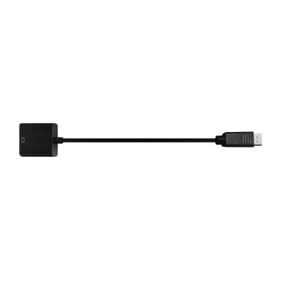 Bion Переходник с кабелем HDMI - DisplayPort, 19F/20M, длина кабеля 15см, черный [BXP-A-HDMI-DP-02]