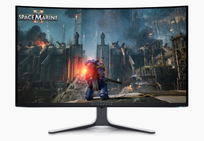 Монитор Dell 31.6" AW3225QF 1700R, QD OLED, UHD, 0,03ms, 1000cd, 240Hz, HDMI, DP, USB, HAS