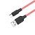 HOCO HC-71396 X21/ USB кабель Micro/ 1m/ 2A/ Силикон/ Black&Red