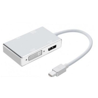 KS-is KS-781 Адаптер переходник 4-в-1 miniDP M на DP/HDMI/DVI/VGA F