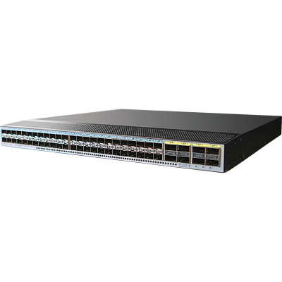 CE6865-48S8CQ-EI Switch(48-Port 25GE SFP28,8100GE QSFP28,2AC Power Module,2FAN Box,Port-side Intake)