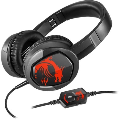 Наушники с микрофоном MSI Immerse GH30 черный 1.5м накладные оголовье (S37-2101000-SV1)