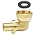 Угол VARMEGA Slide-fit 90 гр., ВР, 16x1/2", с накидн. гайкой, аксиальный, латунь, VM51911