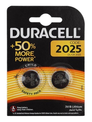 Батарея Duracell DL/CR2025 CR2025 (2шт)