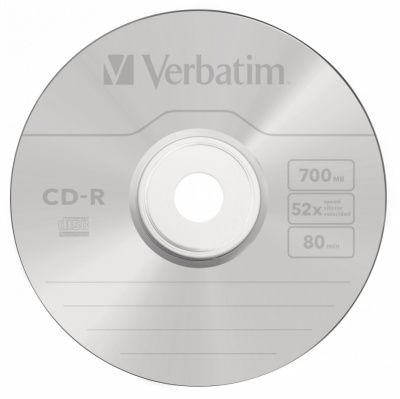 Диск CD-R Verbatim 700Mb 52x DataLife+ Jewel Case (10шт)
