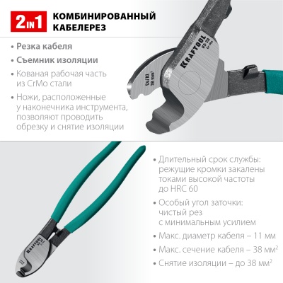 Кабелерез KRAFTOOL KS-20