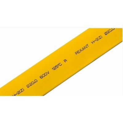 Трубка термоусадочная Rexant 22-0002 0.0/10.0 1 м желтый