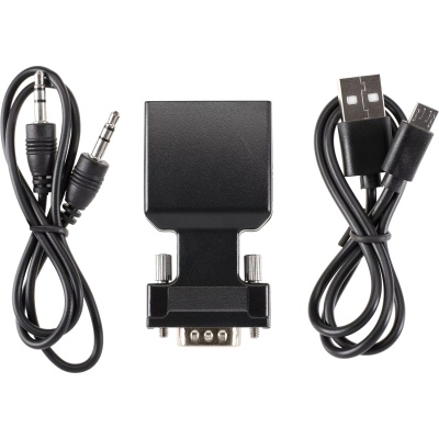 Переходник HDMI(F) --> VGA(M)+audio,1080*60Hz, VCOM <CA336A> Переходник VCOM HDMI F/VGA M+mini jack 3.5 mm M (CA336A)