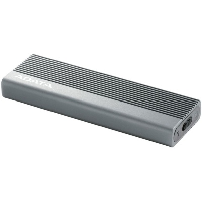 Корпус для HDD/SSD  M.2 ADATA External SSD Enclosure EC680 USB 3.2 Gen2, NVMe/SATA, RGB, Titanium Grey, RTL