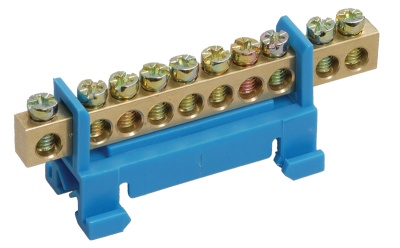 Iek YNN10-69-10P-K07 Шина N "ноль" на DIN-изол тип "Стойка" ШНИ-6х9-10-С-С ИЭК