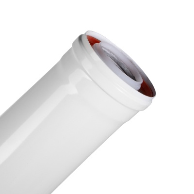 Удлинитель коаксиального дымохода раструбн. Royal Thermo 60/100, 1000 мм