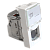 Вставка Mosaic 22.5x45, RJ-45 STP, кат.5e, со шторкой и увеличенным окном маркировки, белая (LAN-SIP-22S5E-WH)