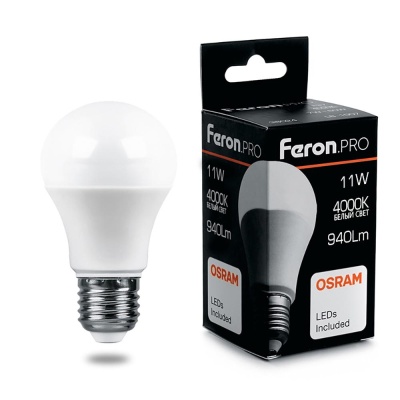 Лампа светодиодная FERON PRO LB-1011 (38030) 11вт Е27 белый