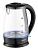 Чайник электрический Hyundai HYK-G2011 1.7л. 2200Вт черный (корпус: стекло)