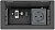 Cable Cubby 202 One EU AC, Black