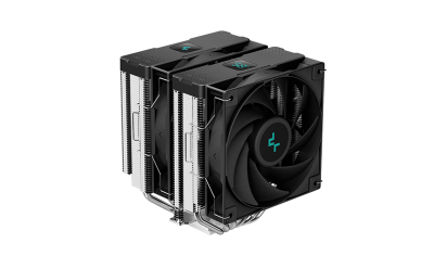 Кулер для процессора DEEPCOOL AG620 DIGITAL LGA1700/1200/115X/AM5/AM4 (8шт/кор, TDP 260W, PWM, DUAL Fan 120mm, 6 тепл. трубок, черный) RET (AG620 DIGITAL)