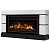 Каминокомплект: Очаг Electrolux EFP/P-4220LS, портал Moderno 42/40/36, белый
